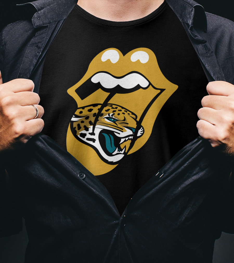 Jacksonville Jaguars Logo With Iconic Tongue T-Shirt