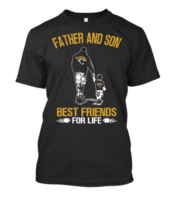Jacksonville Jaguars Father And Son Best Friends For Life T-Shirt