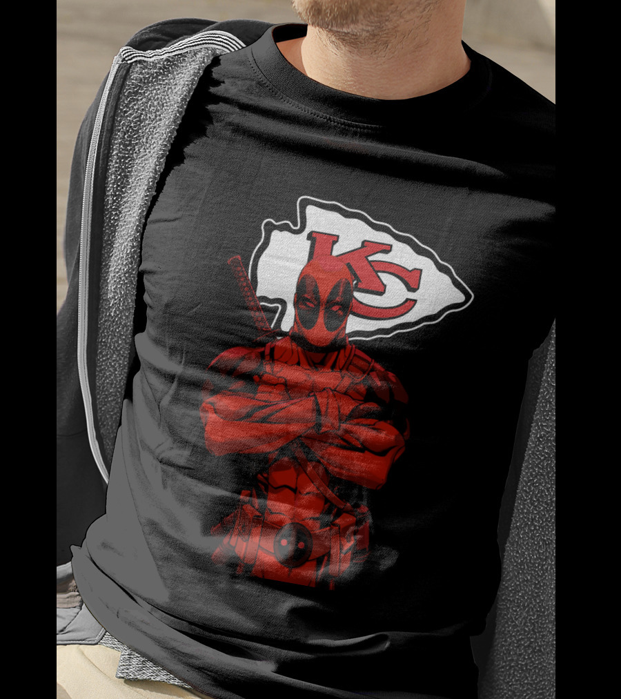 Kansas City Chiefs Kc Superhero Mashup T-Shirt