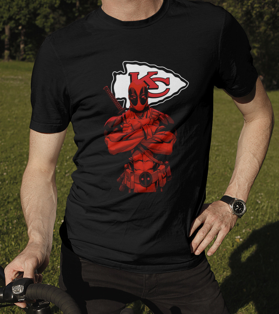 Kansas City Chiefs Kc Superhero Mashup T-Shirt