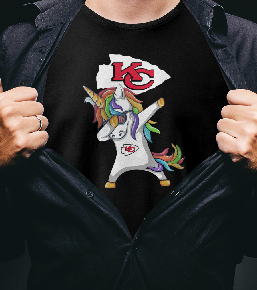 Kansas City Chiefs Unicorn Dab T-Shirt