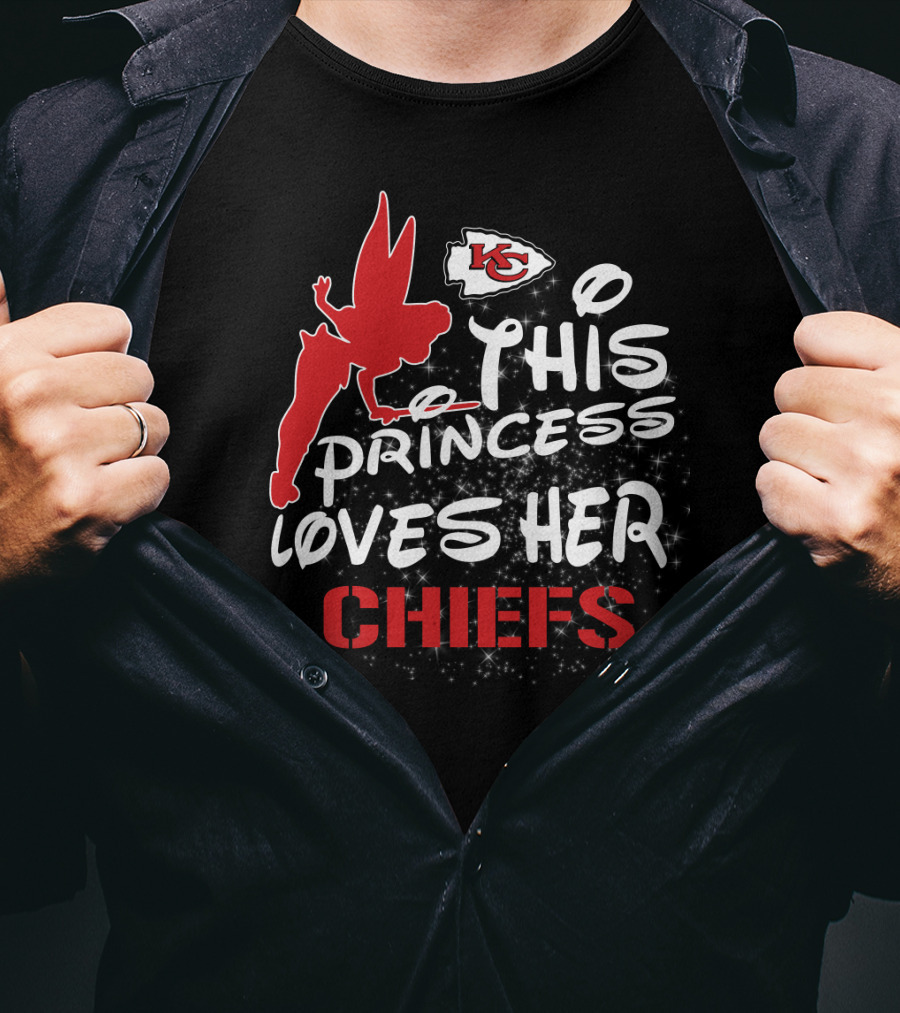 This Princess Loves Her Kansas City Chiefs T-Shirt