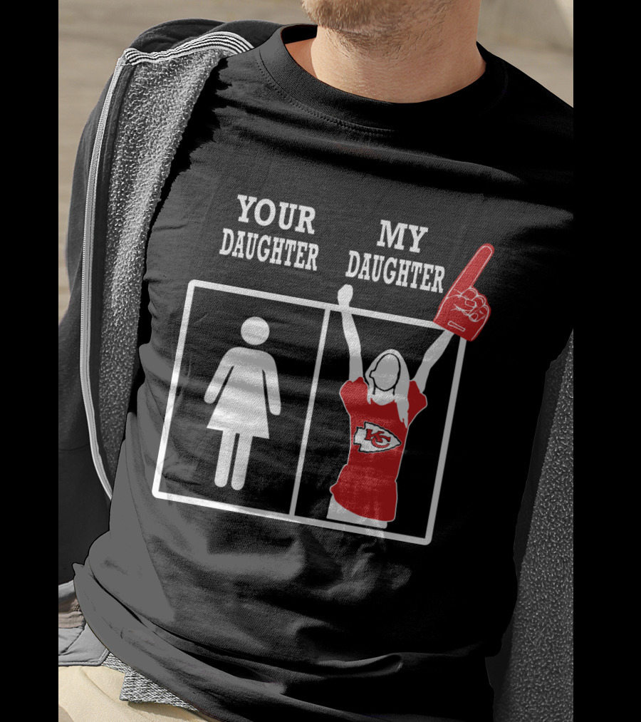 Your Daughter My Daughter Kansas City Chiefs Fan Enthusiast T-Shirt