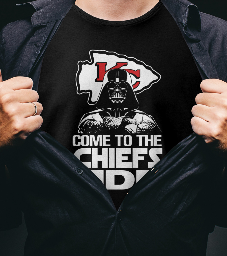 Come To The Chiefs Side Kansas City Chiefs Darth Vader T-Shirt
