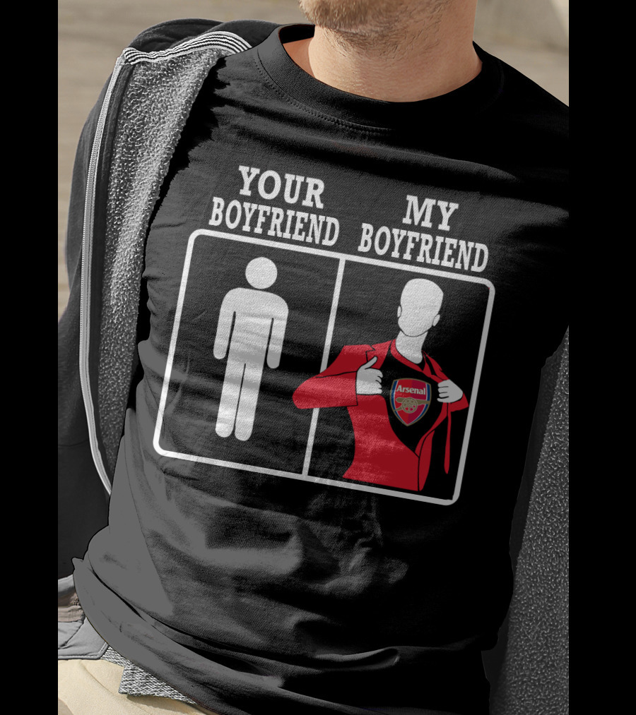 Your Boyfriend My Boyfriend Arsenal T-Shirt