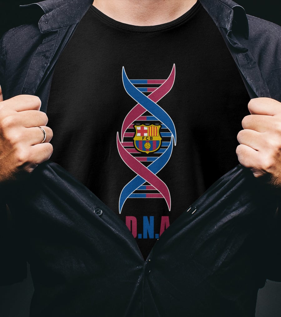 Fc Barcelona Dna Fcb Crest T-Shirt