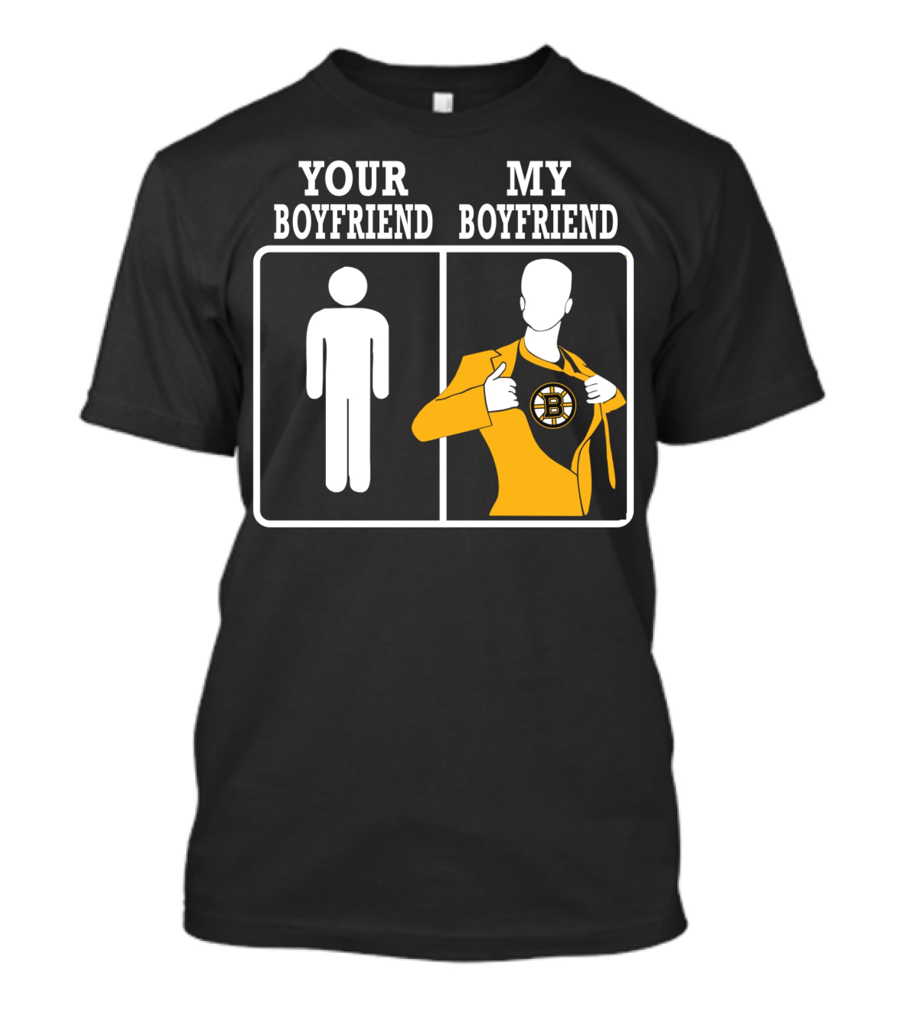Your Boyfriend My Boyfriend Boston Bruins T-Shirt