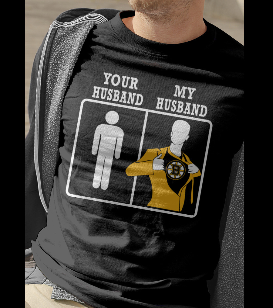 Your Husband My Husband Boston Bruins T-Shirt