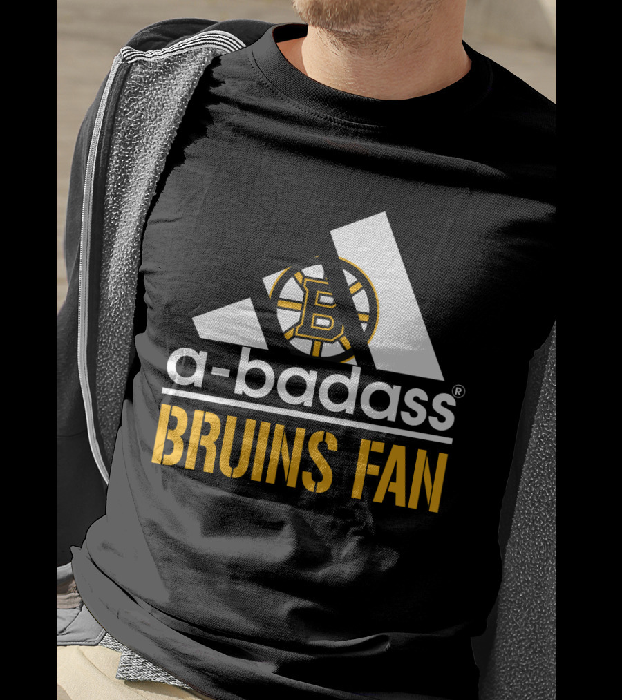 A-Badass Bruins Fan Boston Bruins T-Shirt