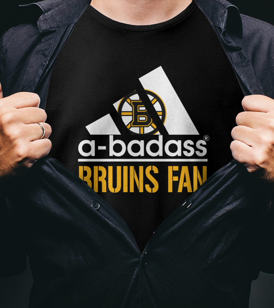 A-Badass Bruins Fan Boston Bruins T-Shirt
