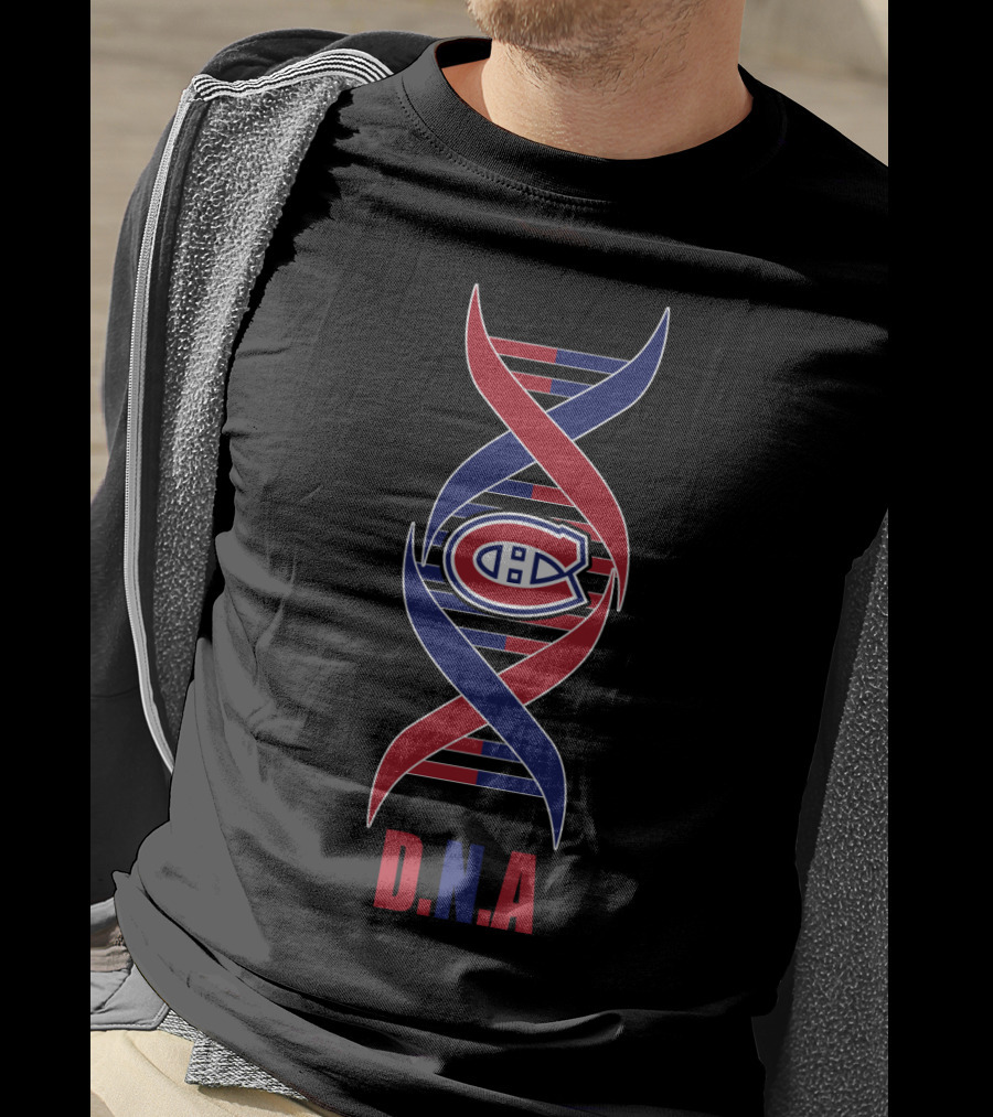 Montreal Canadiens Dna Logo Spiral T-Shirt