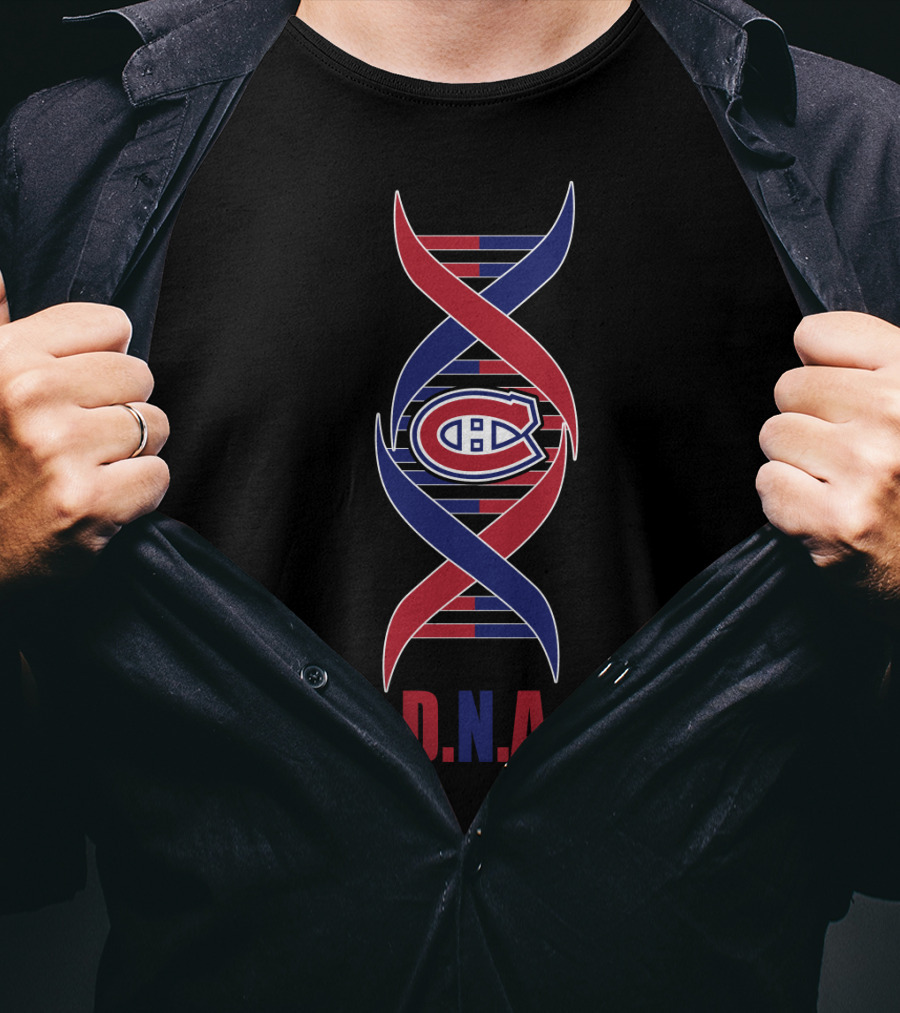 Montreal Canadiens Dna Logo Spiral T-Shirt
