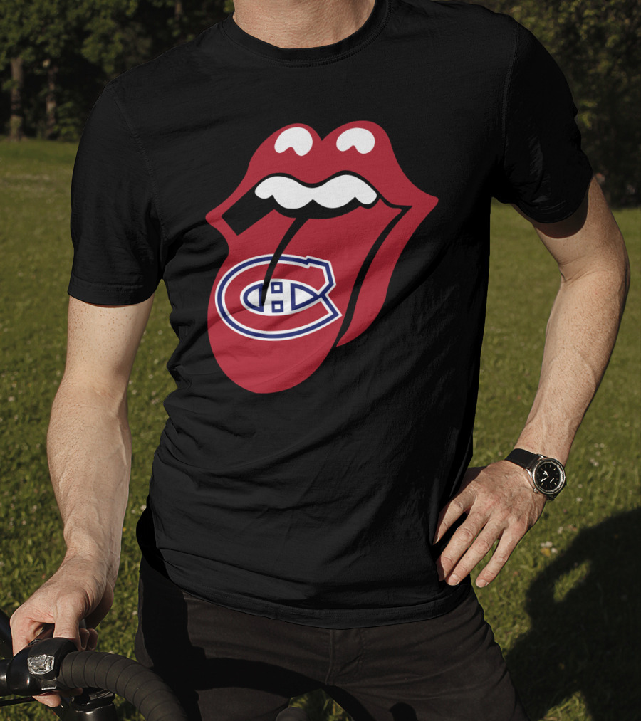 Montreal Canadiens Logo With Iconic Tongue And Lips T-Shirt