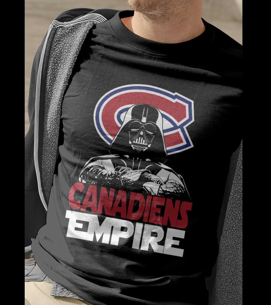 Montreal Canadiens Empire Darth Vader T-Shirt
