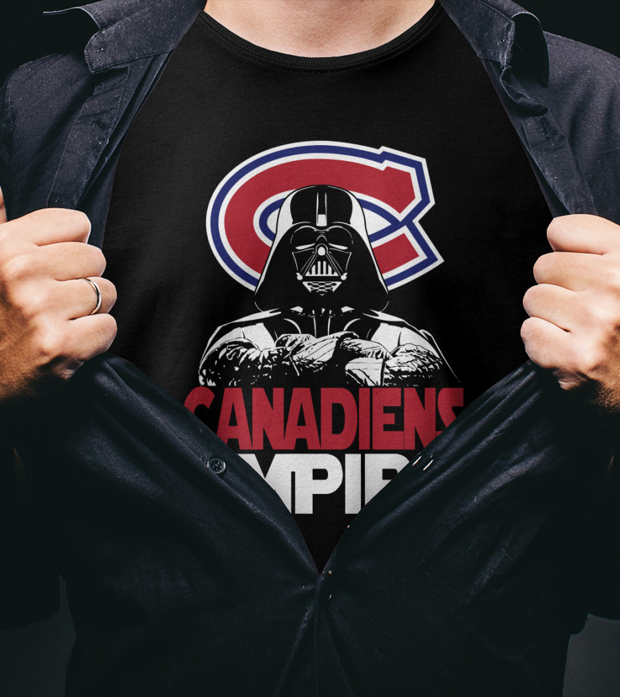 Montreal Canadiens Empire Darth Vader T-Shirt
