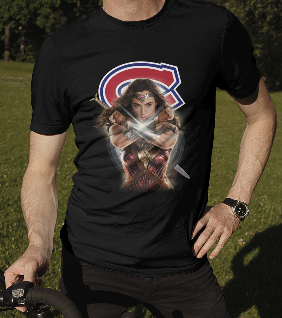 Montreal Canadiens Wonder Woman Crossover T-Shirt