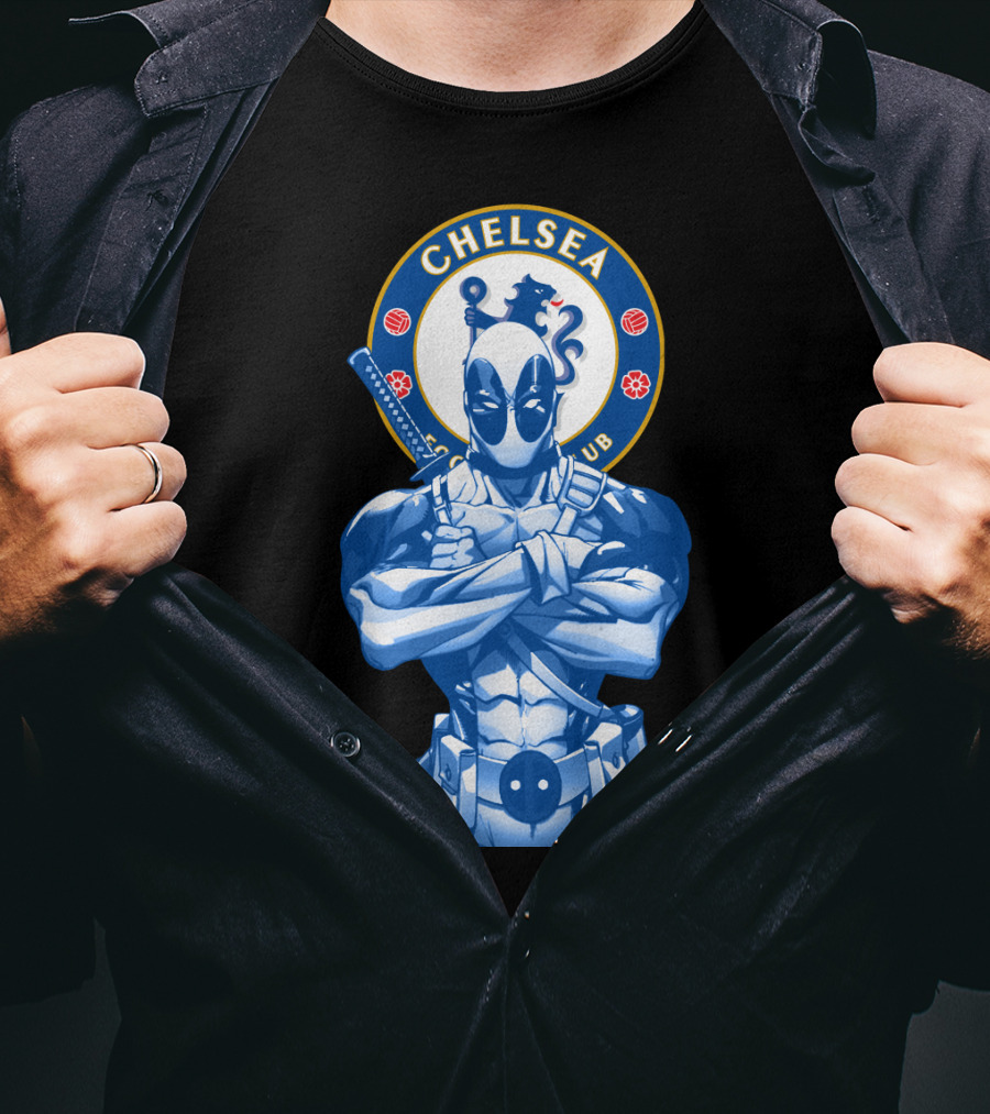Chelsea Football Club Superhero Crossover T-Shirt