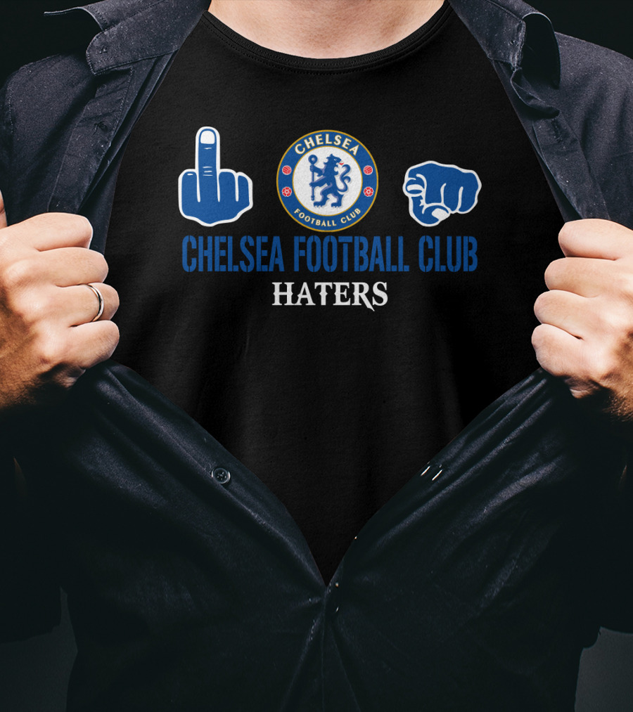 Chelsea Football Club Haters Fist Gesture T-Shirt