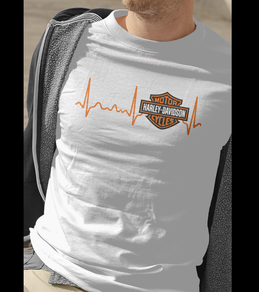 Harley Davidson Heartbeat Motor Cycles T-Shirt