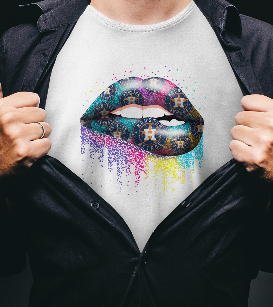 Houston Astros Lips T-Shirt