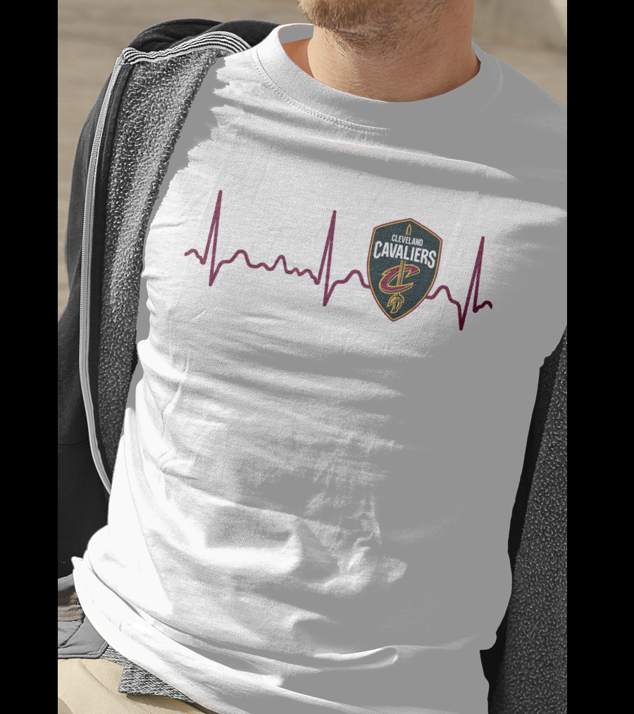 Heartbeat Cleveland Cavaliers T-Shirt