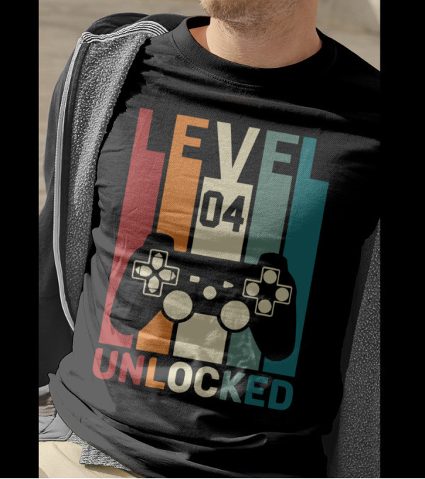 Level 04 Unlocked Game Controller T-Shirt