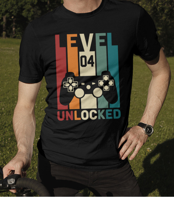 Level 04 Unlocked Game Controller T-Shirt