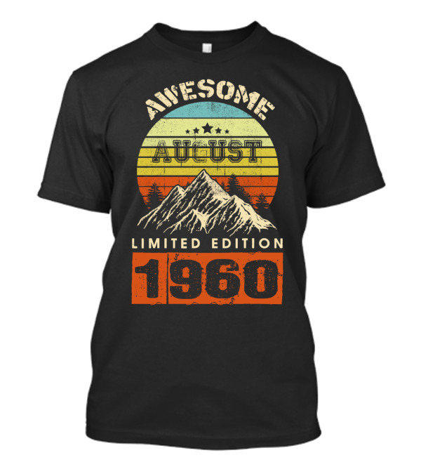 Awesome August Vintage 1960 T-Shirt