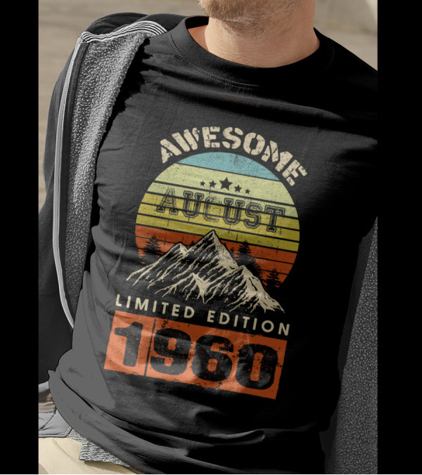 Awesome August Vintage 1960 T-Shirt