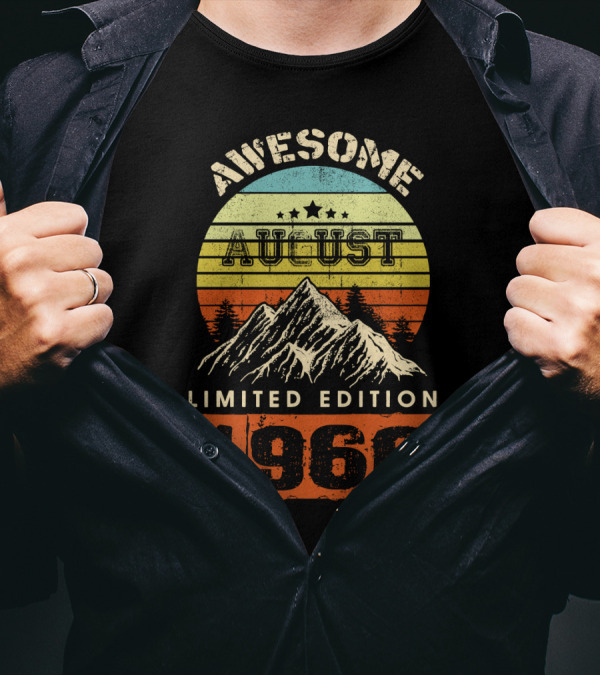 Awesome August Vintage 1960 T-Shirt