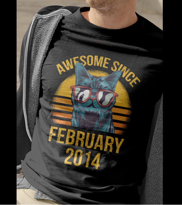 Awesome Cat February 2014 T-Shirt