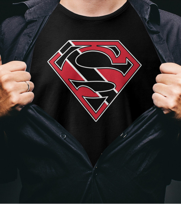 Trinidad And Tobago Super Hero Emblem T-Shirt