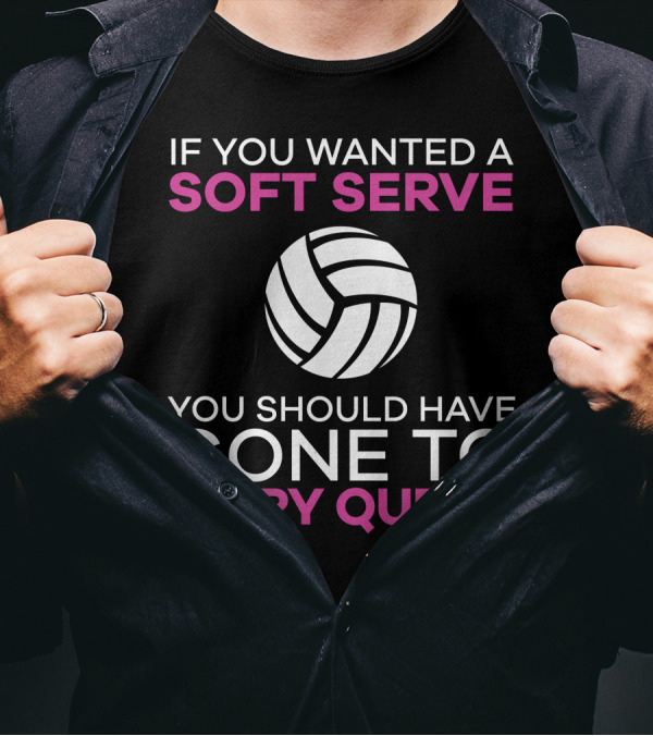 If You Wanted A Soft Serve Volleyball You Should Have Gone To Dairy Queen T-Shirt